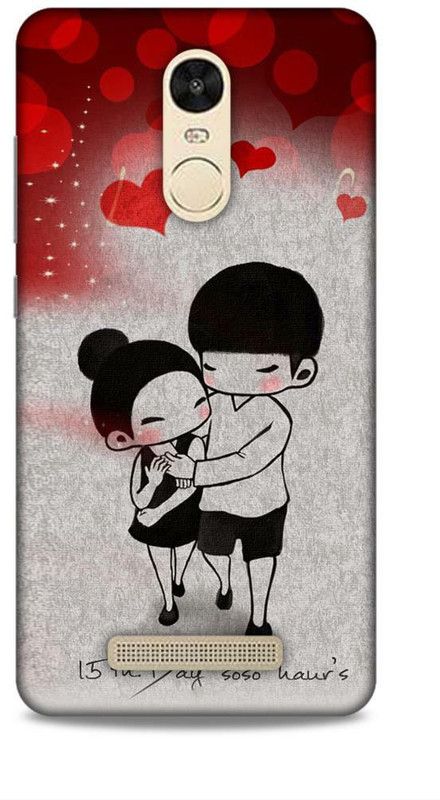 Keviv Back Cover for Mi Redmi Note 3  (Red, Grey, Hard Case)