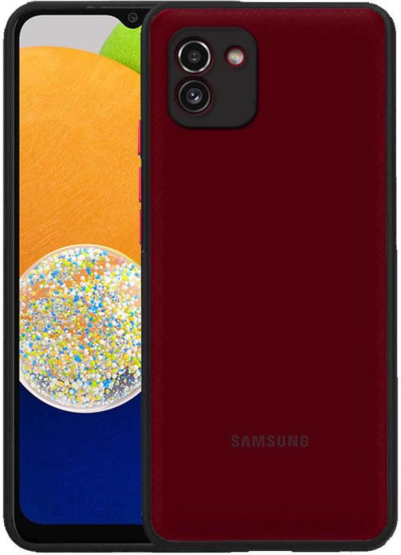 RRTBZ Back Cover for Samsung Galaxy A03 / Realme C11  (Black, Silicon, Pack of: 1)