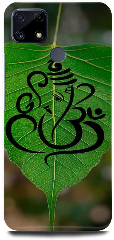 FRONK Back Cover for Realme C25s, RMX3197, LEAF, GREEN, GANESH, JI, GANPATI, BAPPA, MORIYA  (Green, Hard Case, Pack of: 1)