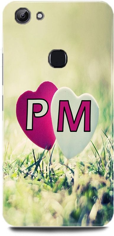 MP ARIES MOBILE COVER Back Cover for Vivo V7+, 1716,P Loves M Name,P Name, M Letter, Alphabet,P Love M NAME  (Multicolor, Hard Case, Pack of: 1)