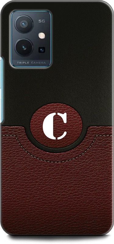 Wall Art Back Cover for Vivo Y75 (5G) C LETTER, C NAME, C ALPHABET, ALPHABET  (Multicolor, Dual Protection, Pack of: 1)