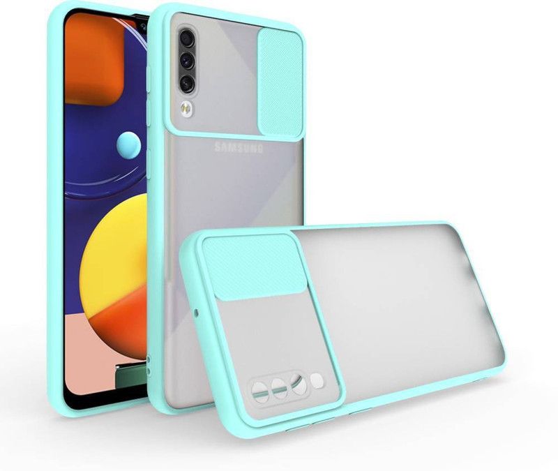 AOnes Back Cover for Samsung Galaxy A30S / A50 / A50S  (Blue, Cases with Holder, Pack of: 1)