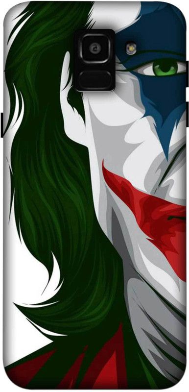 NDCOM Back Cover for Samsung Galaxy J6 Joker Half Face Printed  (Multicolor, Hard Case, Pack of: 1)