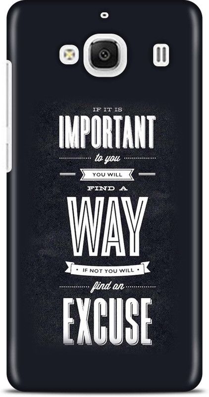 Sankee Back Cover for MI Xiaomi Redmi 2  (Black, Hard Case)