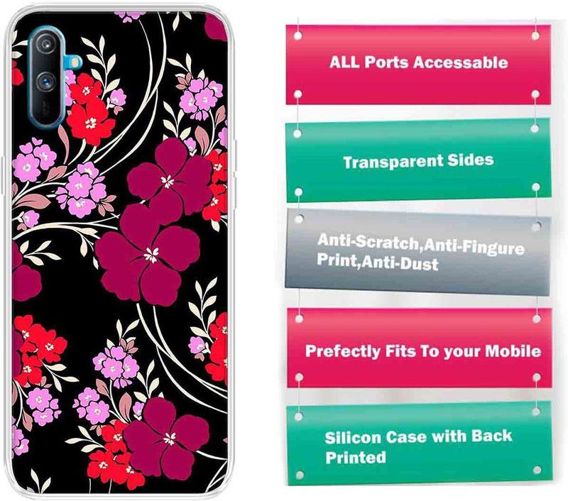 SWAGMYCASE Back Cover for Realme C3  (Multicolor, Silicon, Pack of: 1)