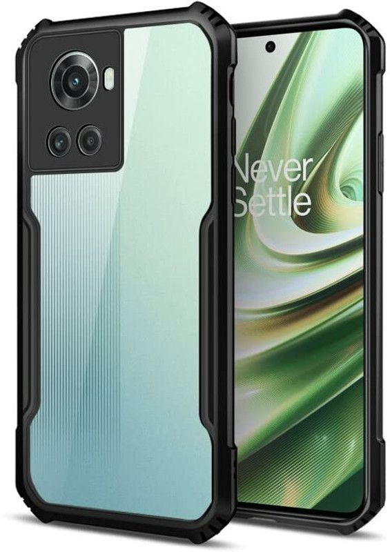 casohitech Back Cover for OnePlus Ace 5G  (Black, Pack of: 1)