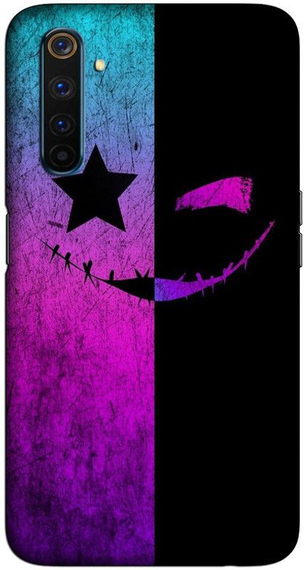 CROKIAN Back Cover for Realme 6 Pro Smile Back Cover  (Multicolor, Hard Case, Pack of: 1)