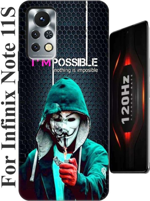 StroFit Back Cover for Infinix Note 11S 2619  (Red, Flexible, Silicon, Pack of: 1)
