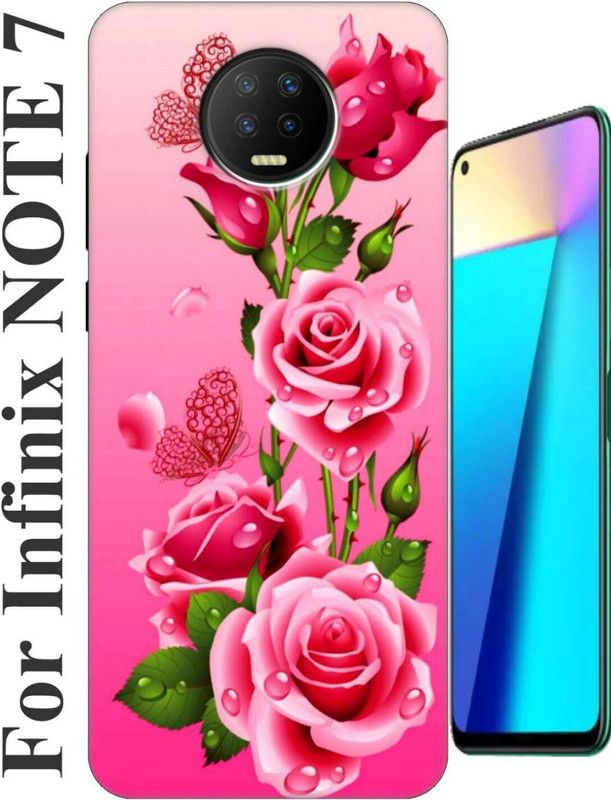 YorKtoLene Back Cover for Infinix Note 7 2524  (Multicolor, Shock Proof, Silicon, Pack of: 1)
