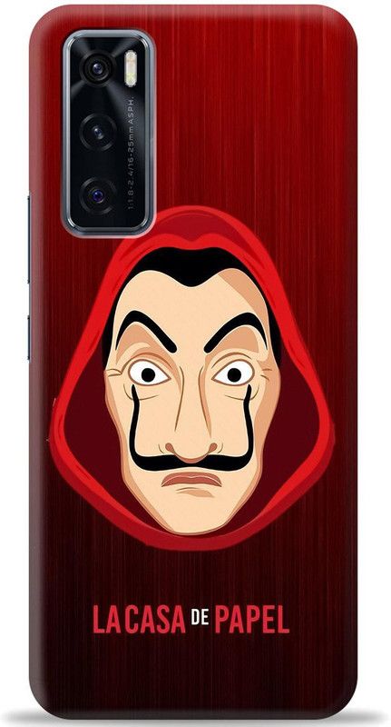 Dreamer Back Cover for Vivo V20 SE  (Red, Shock Proof)