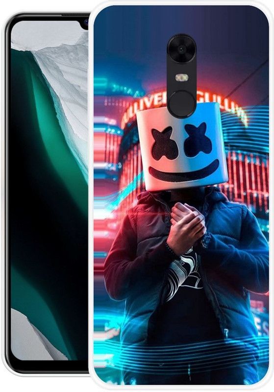 NEVYZAP Back Cover for Mi Redmi Note 5  (Multicolor, Grip Case, Silicon, Pack of: 1)