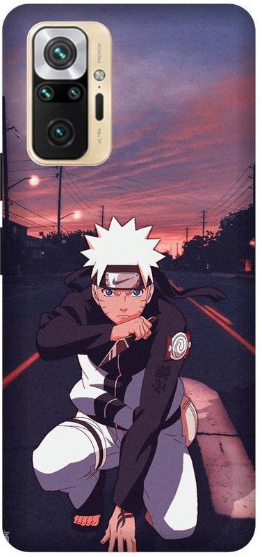 GRAFIQE Back Cover for REDMI Note 10 Pro M2101K6P NARUTO UZUMAKI, ANIME, NEON, GOKU  (Multicolor, Shock Proof, Pack of: 1)
