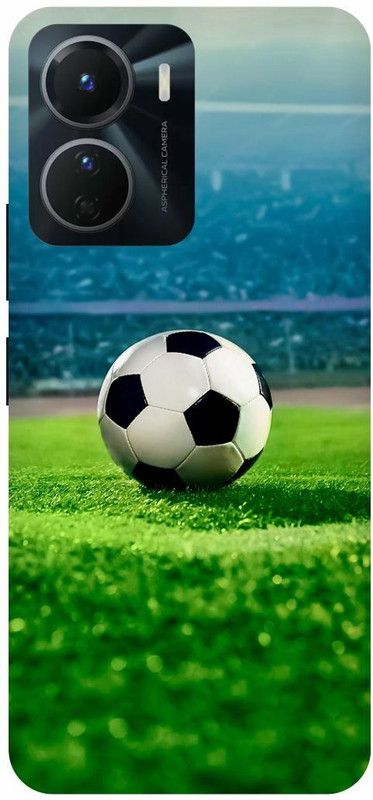 COVERJET Back Cover for VIVO Y16-FOOTBALL- TENNIS- BALL- CRICKET- BALL  (Brown, Hard Case, Pack of: 1)