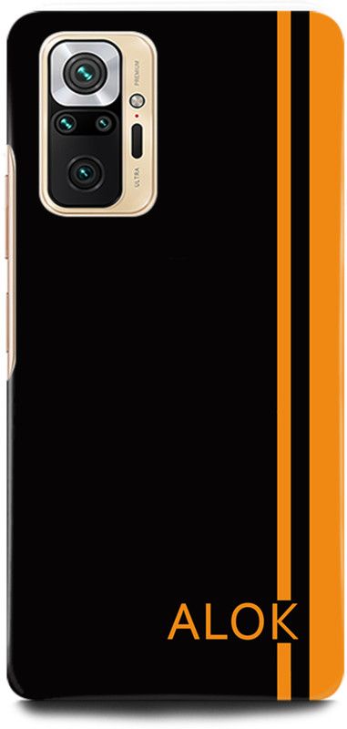 GRAFIQE Back Cover for REDMI Note 10S ALOK, ALOK NAME  (Multicolor, Shock Proof, Pack of: 1)