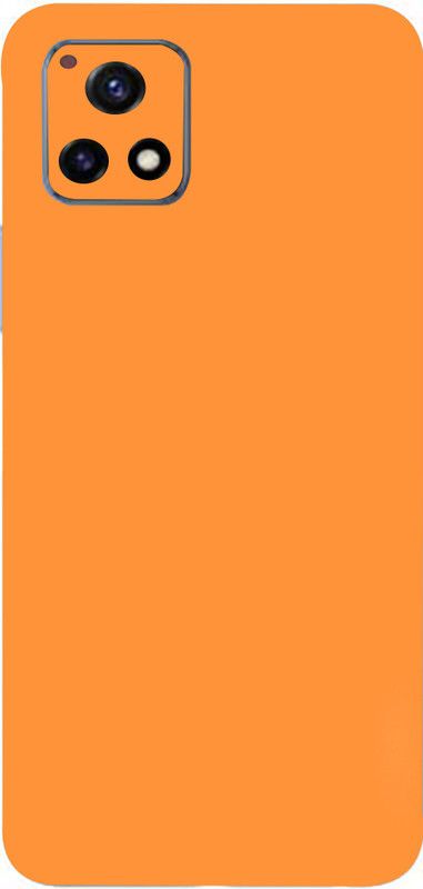 BugguSkin Vivo Y72 5G, vivo Y72 5G Mobile Skin  (Ultra Super Orange Matte Skin With High Matte Finish.)