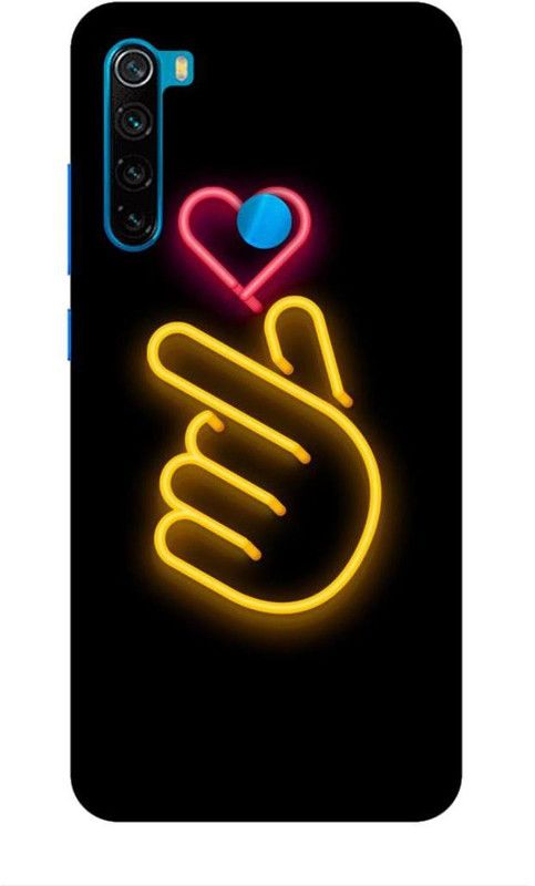 Samsidhi Back Cover for Mi Redmi Note 8  (Black, Gold, Waterproof)