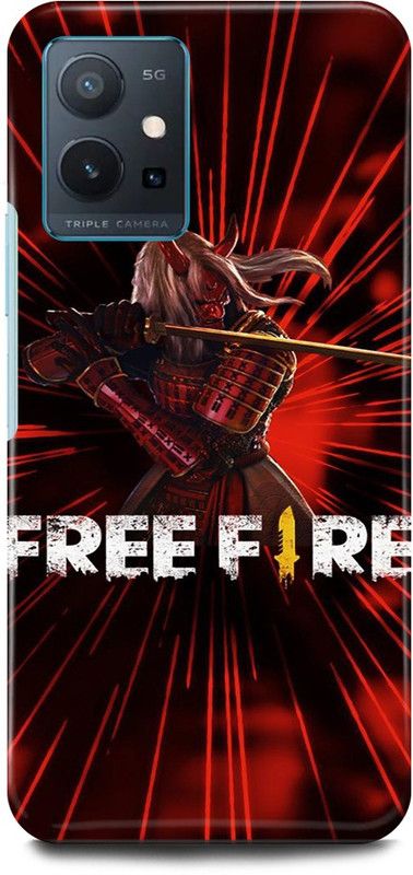 JUGGA Back Cover for OnePlus Nord CE 2 5G, FREE, FIRE, GAME, TEAM  (Red, Hard Case, Pack of: 1)