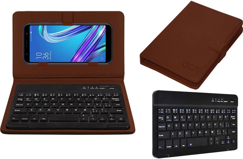 ACM Keyboard Case for Asus Max M1  (Brown, Cases with Holder, Pack of: 1)