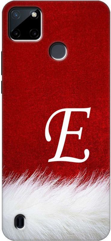 Nassion Back Cover for realme C25Y  (Red, White, Dual Protection, Silicon, Pack of: 1)