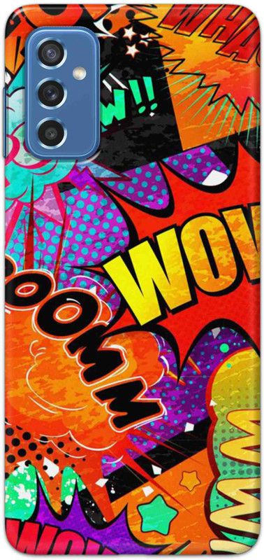 NDCOM Back Cover for Samsung Galaxy M52 5G Wow Printed  (Multicolor, Hard Case)