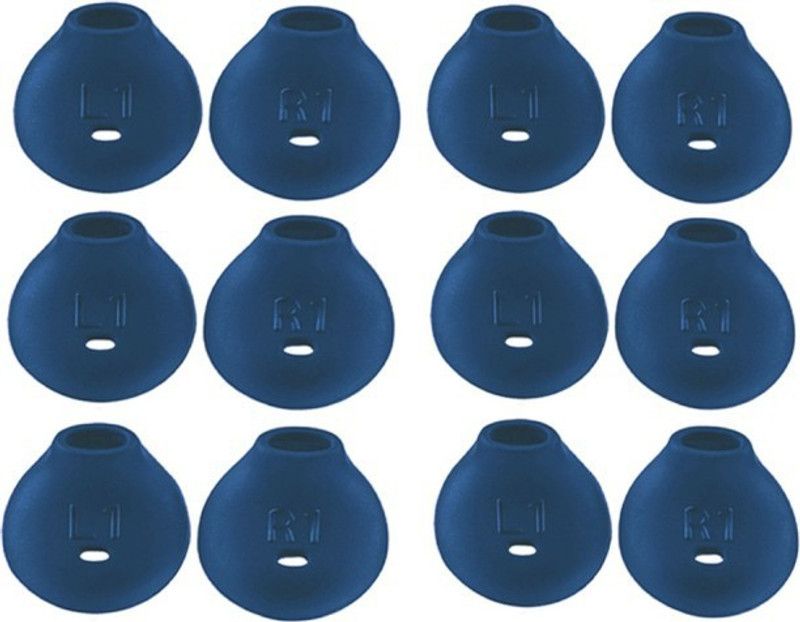 THE DARK NIGHT Qweezer 12 Pcs (6 Pair) for s6 Samsung Level u Earbuds ... In The Ear Headphone Cushion  (Pack of 12, Blue)