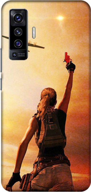 PNBEE Back Cover for Vivo X50 - PubG Print  (Multicolor, Hard Case, Pack of: 1)