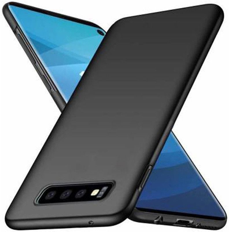 FONECASE Back Cover for Samsung s10  (Black, Flexible, Pack of: 1)