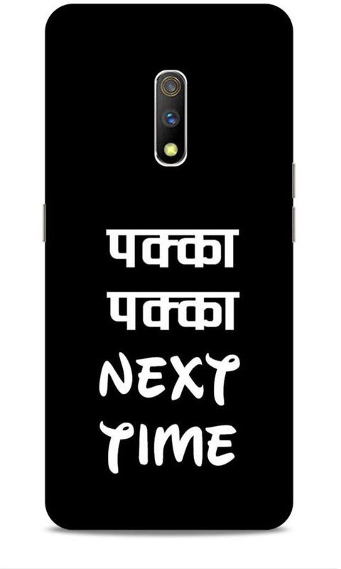 Keviv Back Cover for Realme X, OPPO K3  (Black, White, 3D Case)