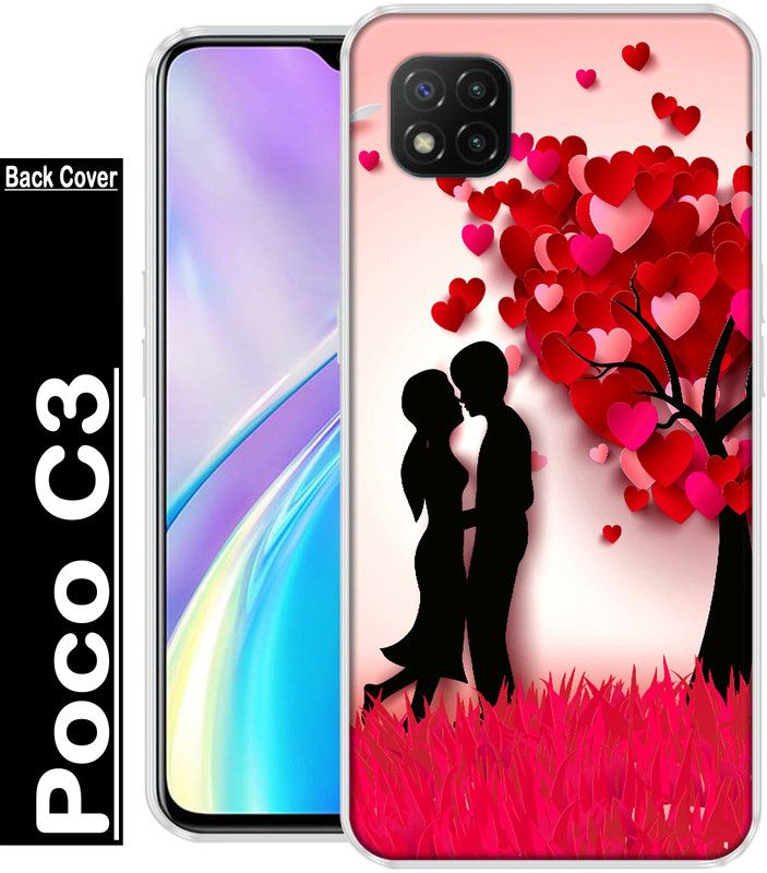 INDIALAND Back Cover for Redmi C3  (Multicolor, Grip Case, Silicon)