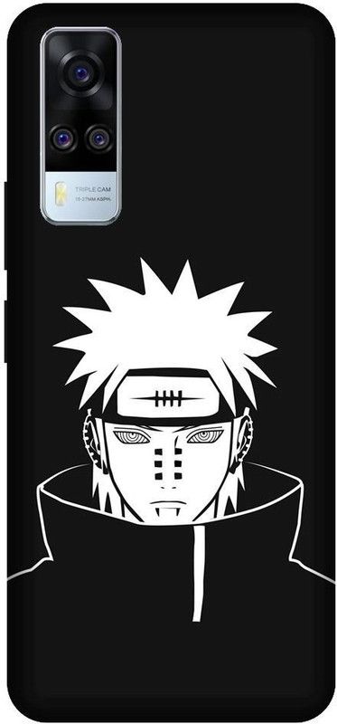 URCHIN Back Cover for Vivo Y31 naruto, Naruto, Manga, Cartoon, Anime, animation, black and white, kakashi  (Multicolor, Shock Proof, Pack of: 1)