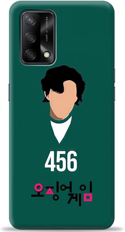 Crafter Back Cover for Oppo F19  (Green, Shock Proof, Pack of: 1)