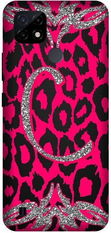 Yoprint Back Cover for REALME C21 C text Printed back Cover  (Multicolor, Hard Case, Pack of: 1)