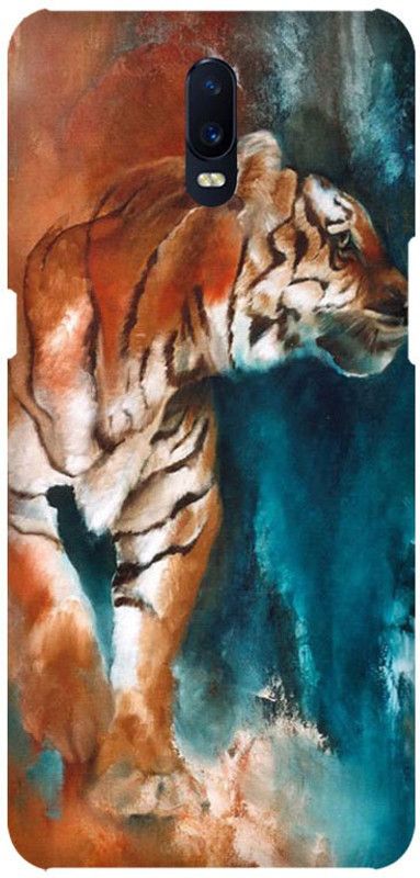 PNBEE Back Cover for Oppo R17 -Tiger Printed Back Case Cover  (Multicolor, Hard Case, Pack of: 1)