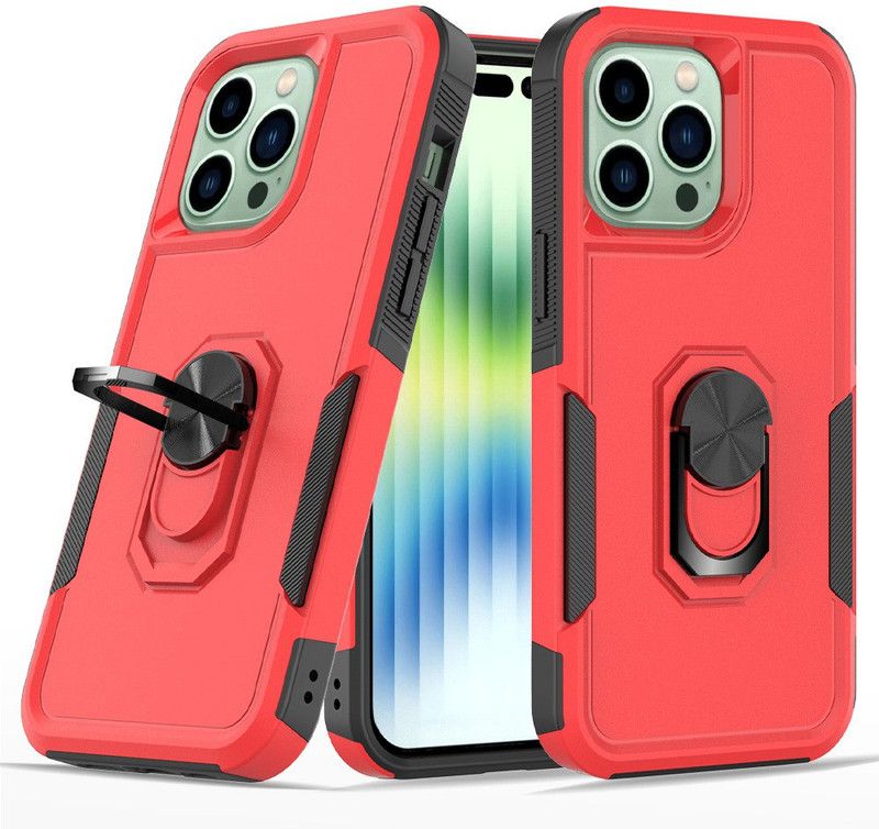 HEAVY DUTY Back Cover for Apple iPhone 14 Pro MAX  (Red, Shock Proof, Pack of: 1)