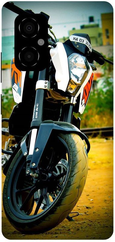 play fast Back Cover for POCO M4 5G, MZB0BRWIN, KTM, DUKE, BIKE, LOVER  (Yellow, Hard Case, Pack of: 1)