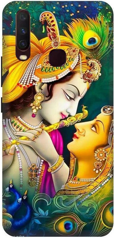 URCHIN Back Cover for vivoY17Radha Krishna, Krishna and radha, Krishna, God  (Multicolor, Shock Proof, Pack of: 1)