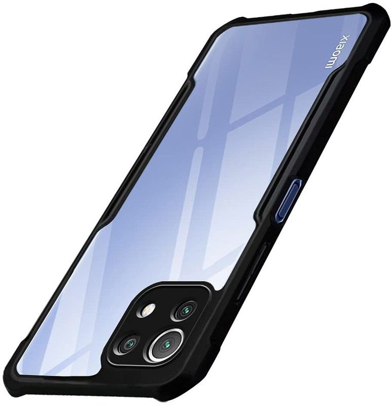MagicHub Back Cover for Xiaomi 11 Lite NE 5G  (Black, Pack of: 1)