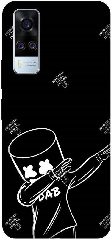 URCHIN Back Cover for Vivo Y51 Marshmello, EDM, DJ, Famious, marshmello, singer  (Multicolor, Shock Proof, Pack of: 1)