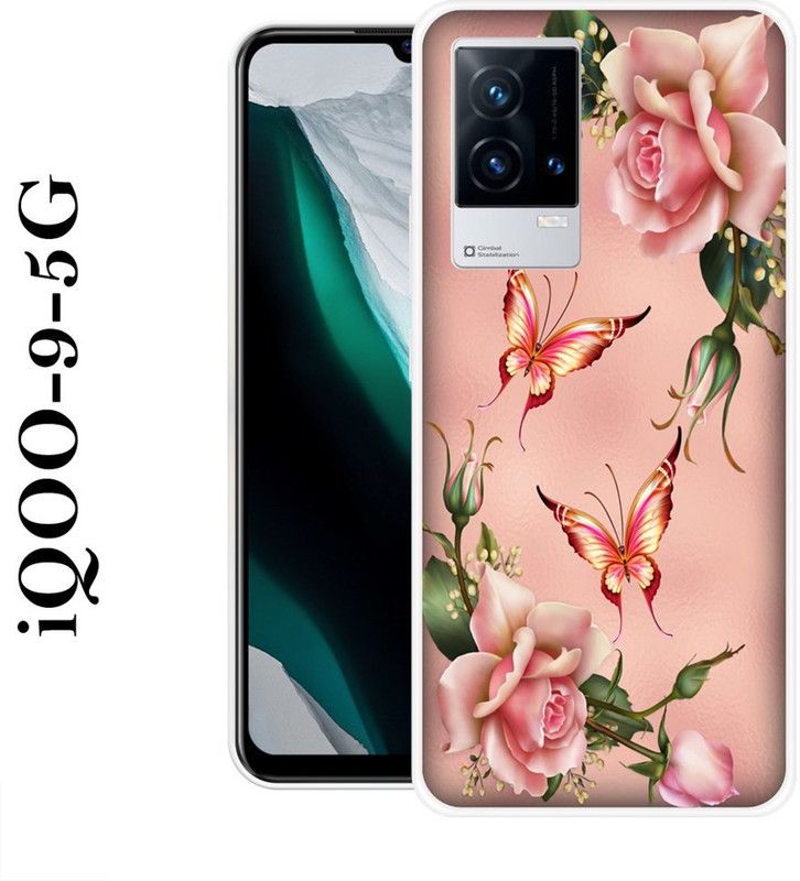 BAGRA Back Cover for IQOO 9 5G  (Multicolor, Silicon)