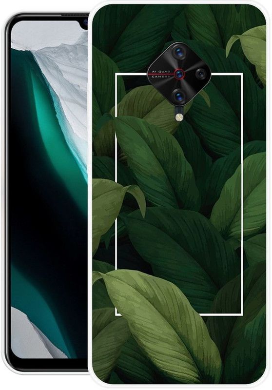 JAYFOX Back Cover for Vivo S1 Pro  (Black, Green, Silicon)