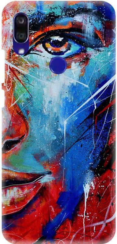 PNBEE Back Cover for Xiaomi Redmi 7 -Painting Printed Back Case Cover  (Multicolor, Hard Case, Pack of: 1)