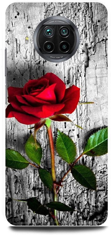 FIKORA Back Cover for Xiaomi Mi 10T Lite 5G, FLOWERS, ROSE, REDROSE, PINKROSE, WHITEROSE  (Red, Hard Case, Pack of: 1)