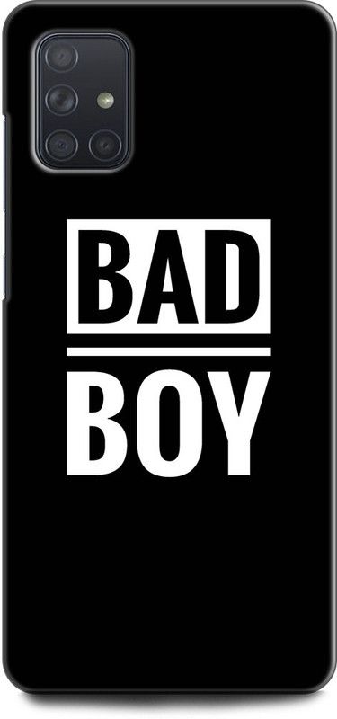 Afterglow Back Cover for SAMSUNG Galaxy A71 BAD BOY, BLACK AND WHITE, ATTITUDE, COOL, STYLE  (Multicolor, Shock Proof, Pack of: 1)