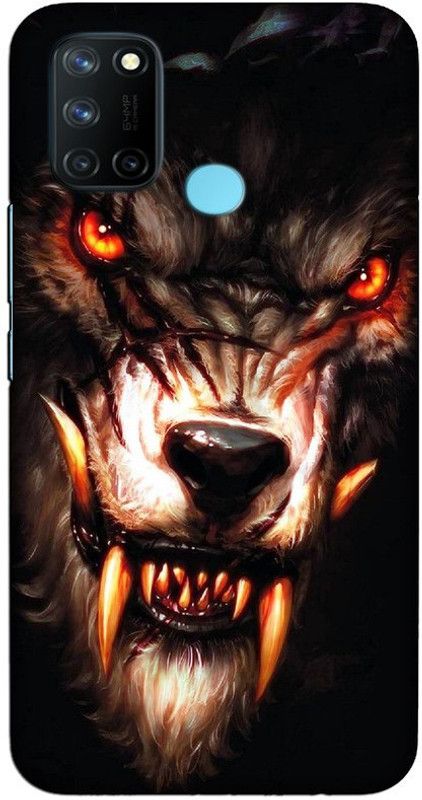 CROKIAN Back Cover for Realme 7i Vampire fox Back Cover  (Multicolor, Hard Case, Pack of: 1)