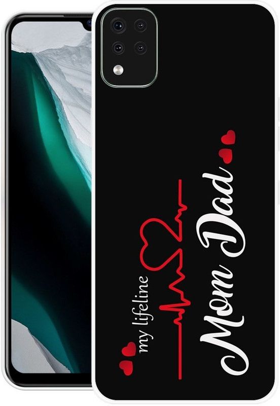 MUSKAY Back Cover for LG K42  (Black, White, Grip Case, Silicon, Pack of: 1)