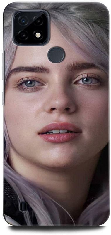 ORBIQE Back Cover for Realme C25Y RMX3265 BILLIE ELISH, SINGER, AMERICAN SINGER  (Multicolor, Hard Case, Pack of: 1)