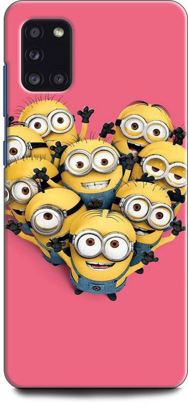 Afterglow Back Cover for SAMSUNG Galaxy A31 MINIONS, CUTE, FUNNY, CARTOON, MINIONS CUTE, CUTE  (Multicolor, Shock Proof, Pack of: 1)
