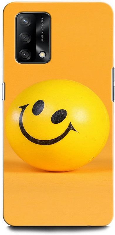 ORBIQE Back Cover for OPPO F19 CPH2219 SMILE, SMILE FACE, FUNNY, HAPPY, CARTOON  (Multicolor, Hard Case, Pack of: 1)