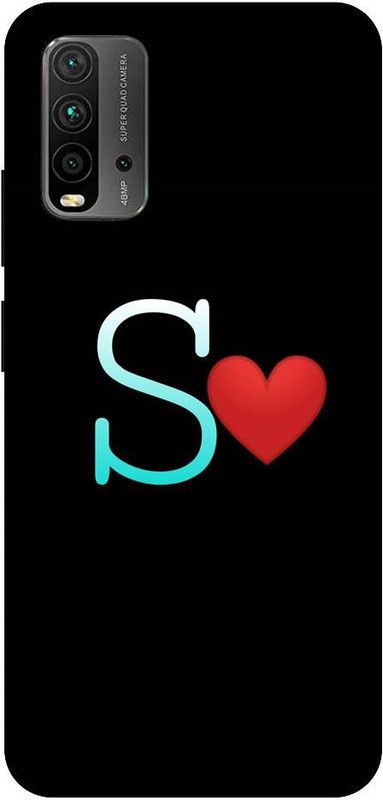 URCHIN Back Cover for Redmi 9 Power S, S love, S letter, letter s, S , S,s,  (Multicolor, Shock Proof, Pack of: 1)
