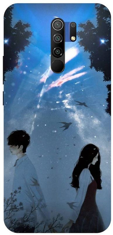 URCHIN Back Cover for A92020Anime, Love, Couple, Your Name, Anime couple  (Multicolor, Shock Proof, Pack of: 1)